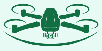 Vineyard View Drone Services Logo Symbol